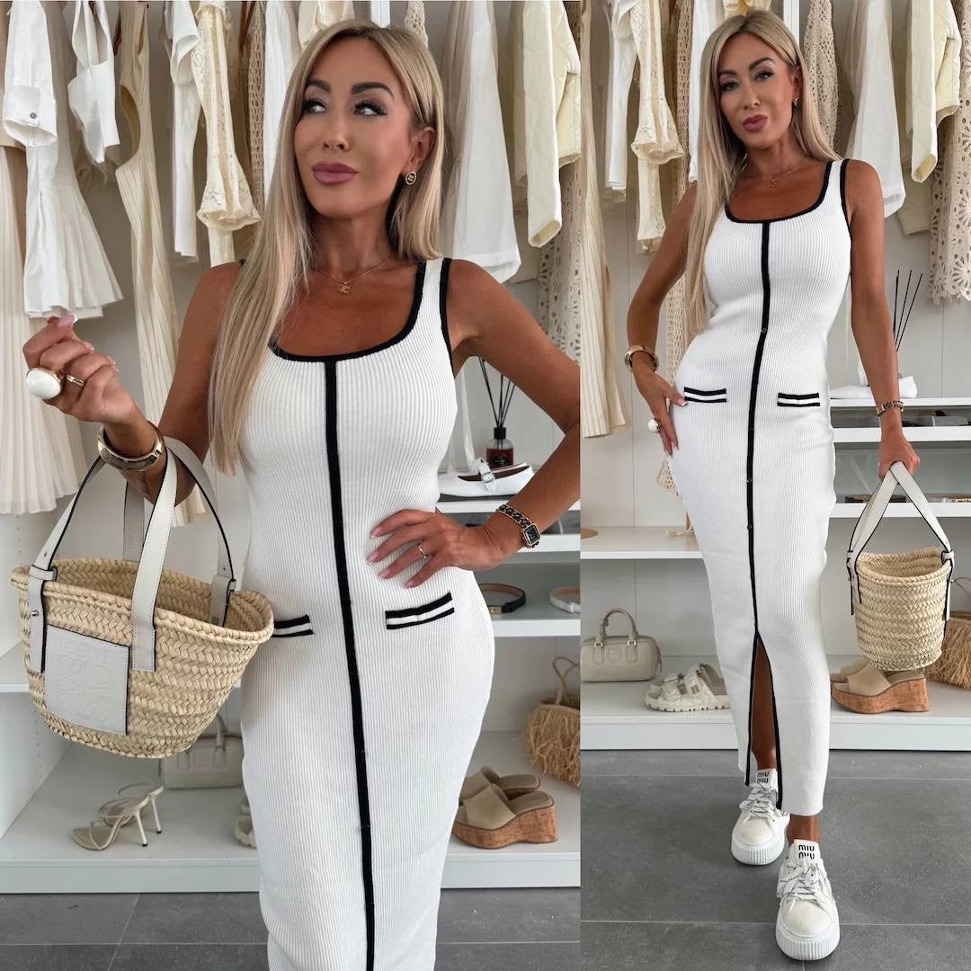 Mozka dress white JL-10147