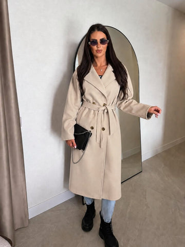Kayla trenchcoat beige - 6331