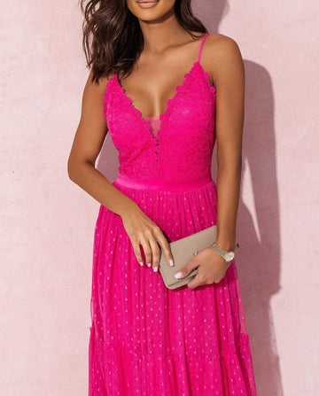 Moregan dress fuschia- 96132