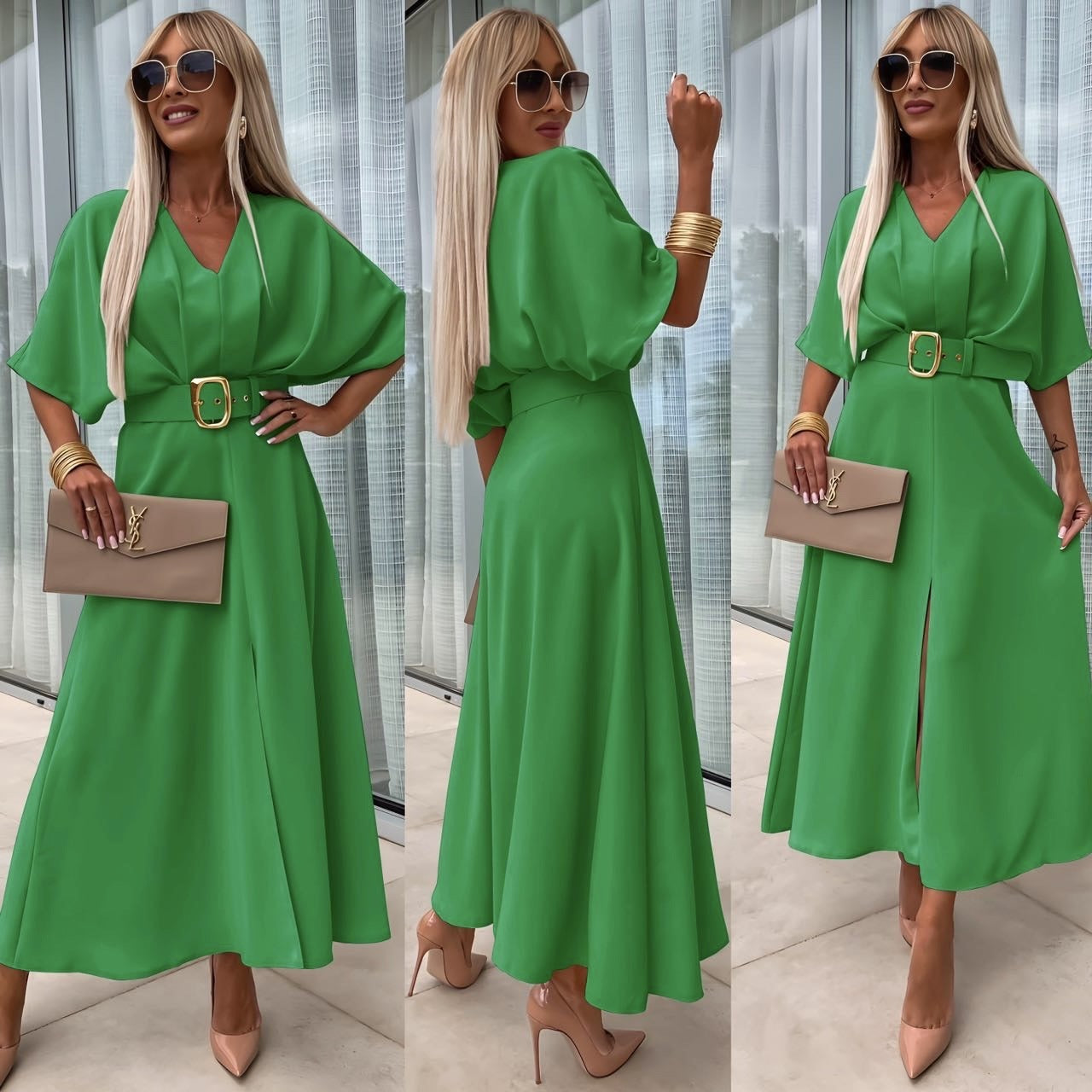 Vilde dress green