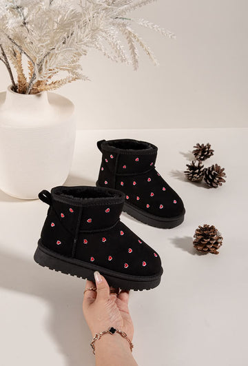 Kiddie karla boots black heart - 20401 202020