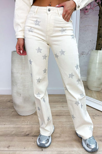 Starley jeans beige - MG1071