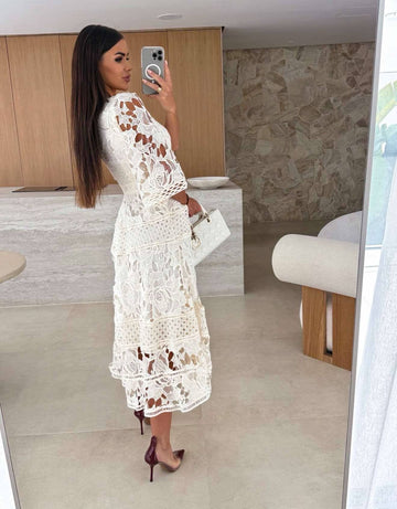 Gabby lux dress beige- Gd2959