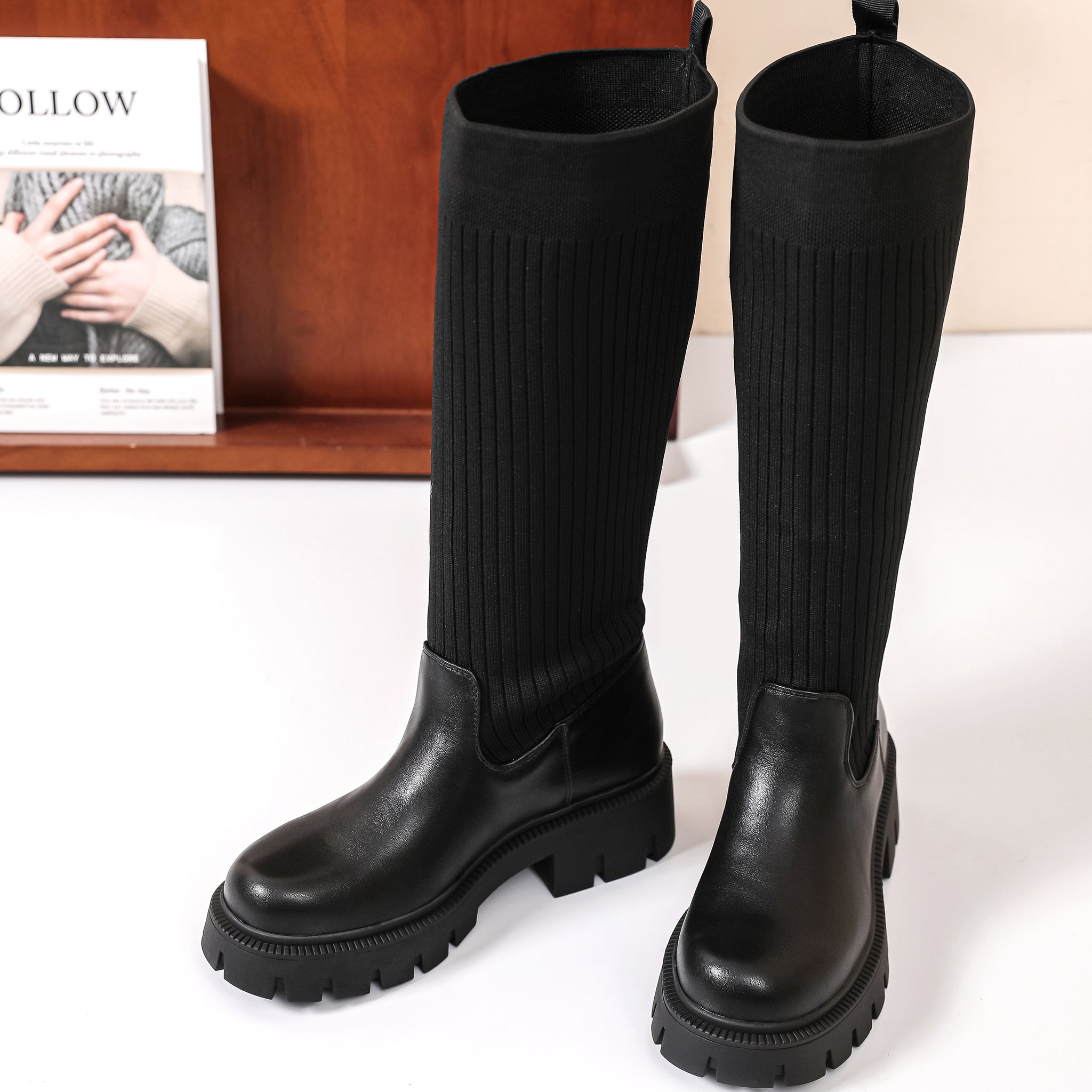 Iviv long boots Black - JW232