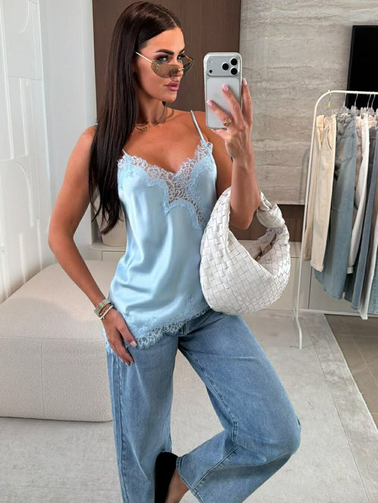 Racca shiny top blue- 6309