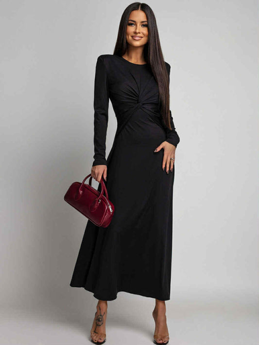 Albah dress Black   - c-43357