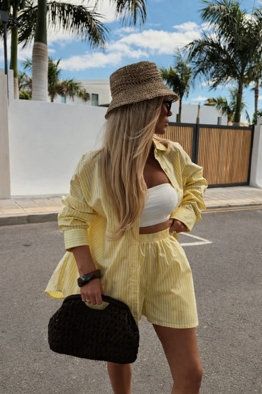 Lavine shorts yellow  - EP19677