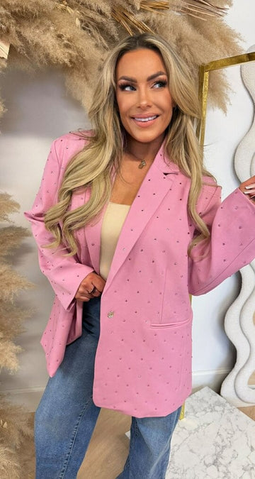 Nikita blazer Stone pink   - L033