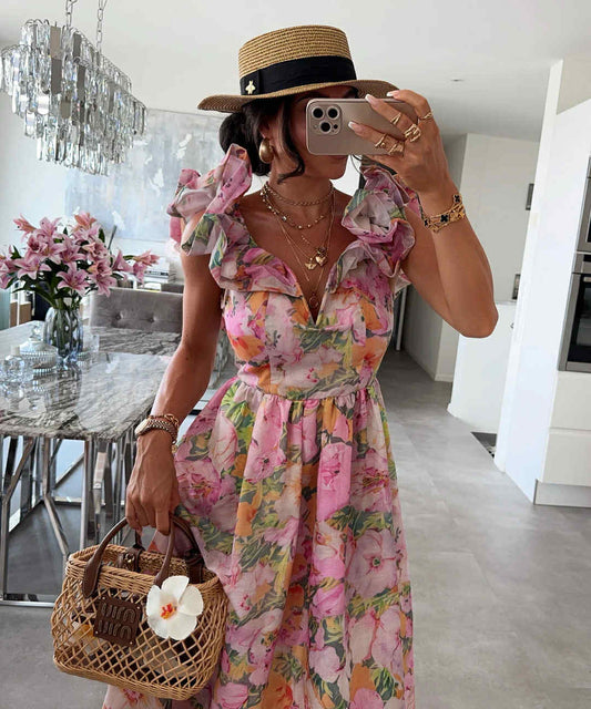 Semila dress flower - R10753
