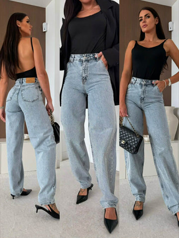 Serinna simili jeans - A3114