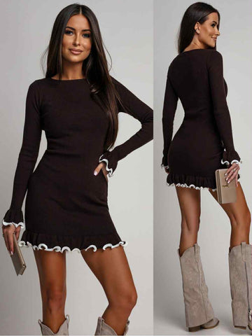 Seattle dress Brown - 5072