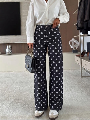 Kindar jeans dot Dark denim  - EB126