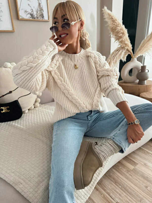 Korlean sweat Beige - TV7085