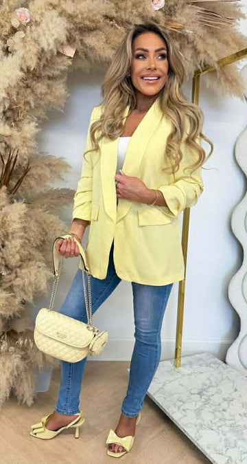 Drake blazer yellow