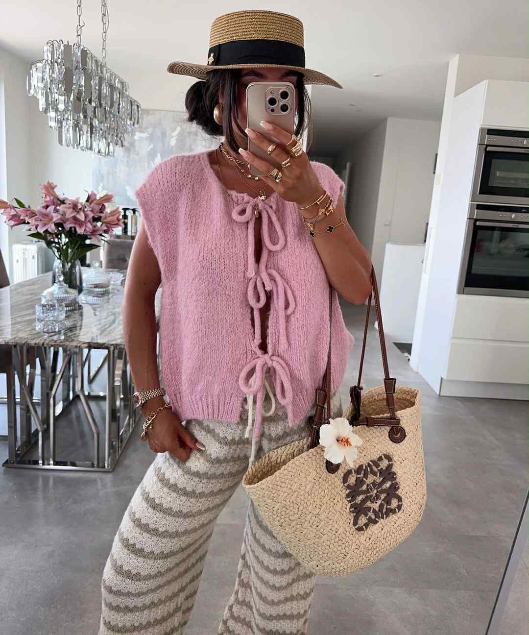 Marsa vest rose