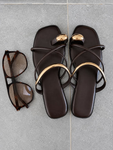 Bianna slippers Brown - 22-396