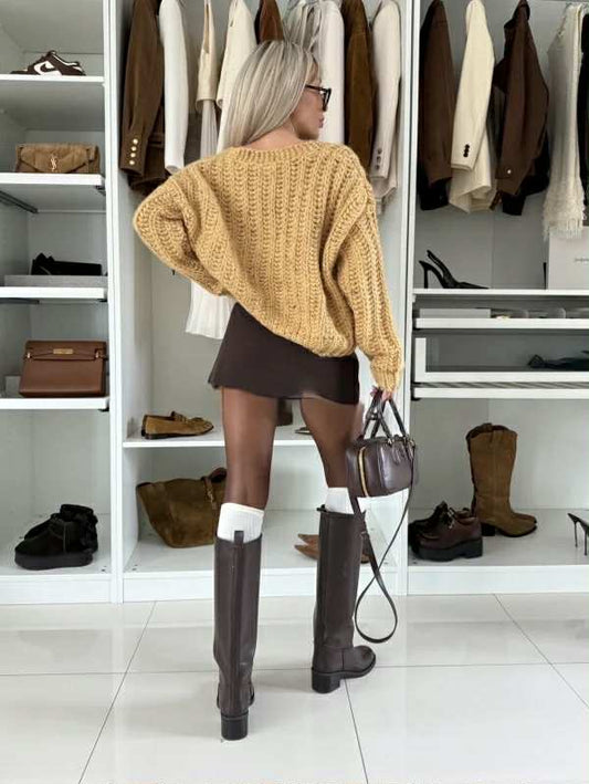 Trendi cardigan jaune - 388145
