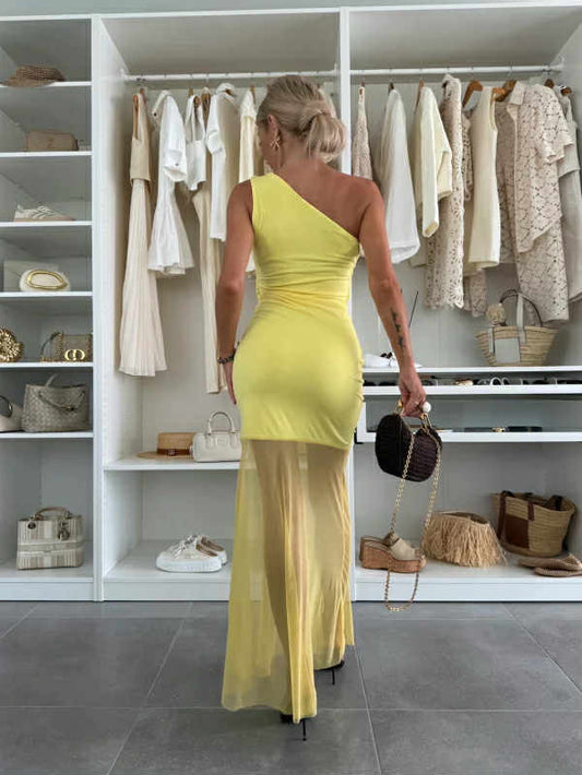 Fantana dress yellow - A1026