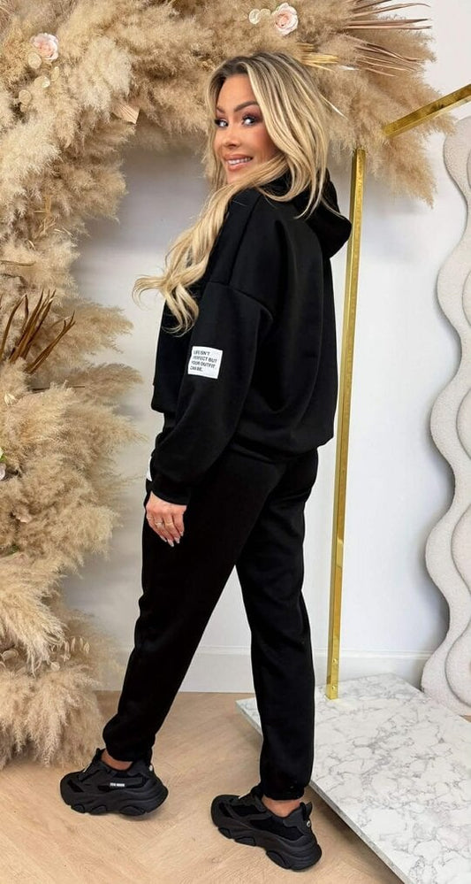 Willoh 2-PIECES SWEAT sæt Black