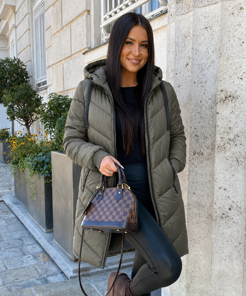 JDYSKYLAR PADDED hood jacket vetiver 1314 556