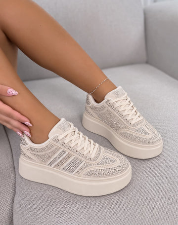 Carla Stone sneakers beige  - 88-142