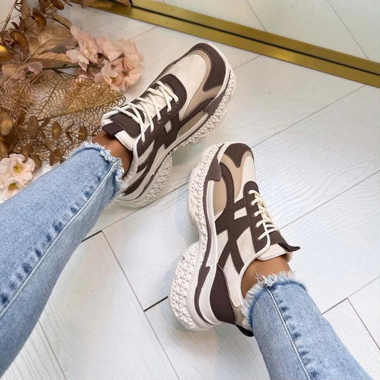 Alice Diamond sneakers khaki - A88-231