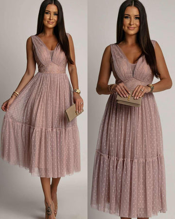 Ikka dress nude   - 23097