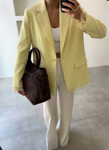 Roselma blazer yellow - A7079p