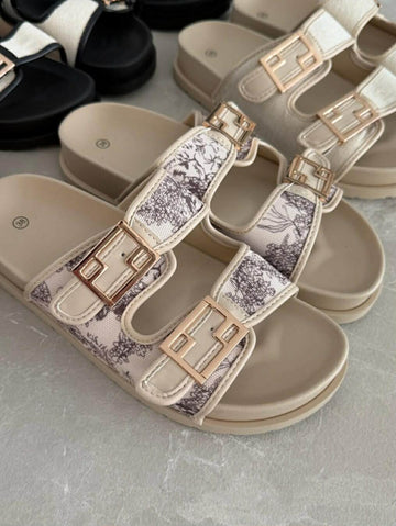 Trilli slippers Beige mix - 1141