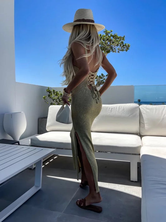 Marbella Golden dress