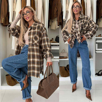 Leggah shirt coffe - WH53058