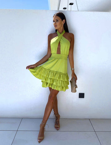 Sandi dress green - RL1461