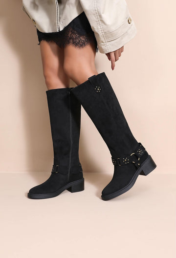 Tillia boots Black  - WZ-150