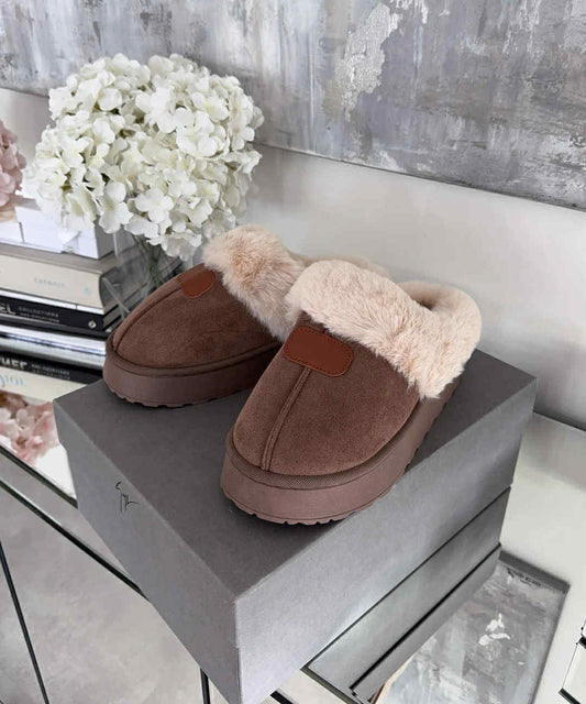 Reagan slippers Brown