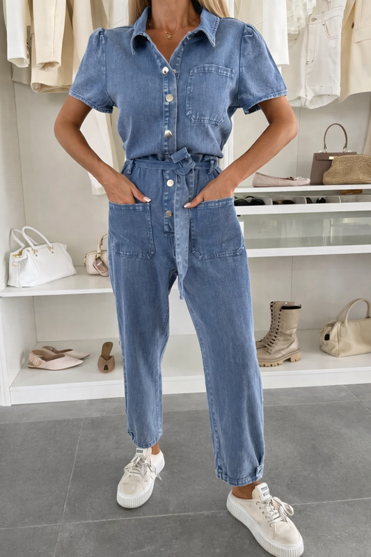 Accer jumpsuit blue   - AP2516