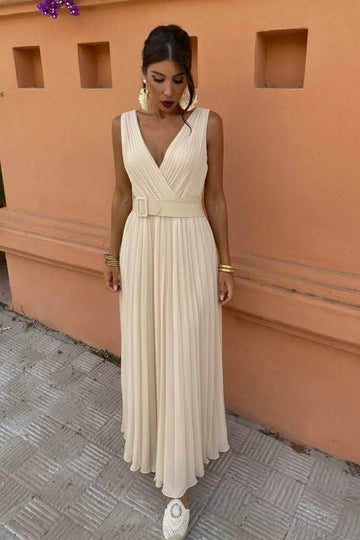 Blosom dress beige- 15091