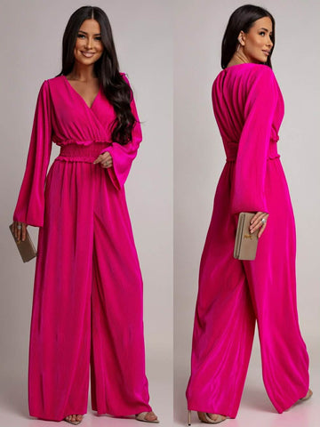 Natalia jumpsuit   Fuschia - ZP1269