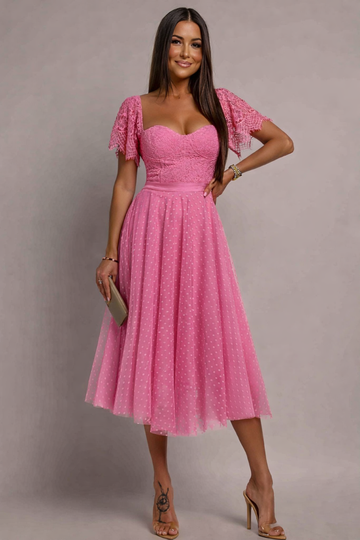 Almaz dress fuschia   - 96130
