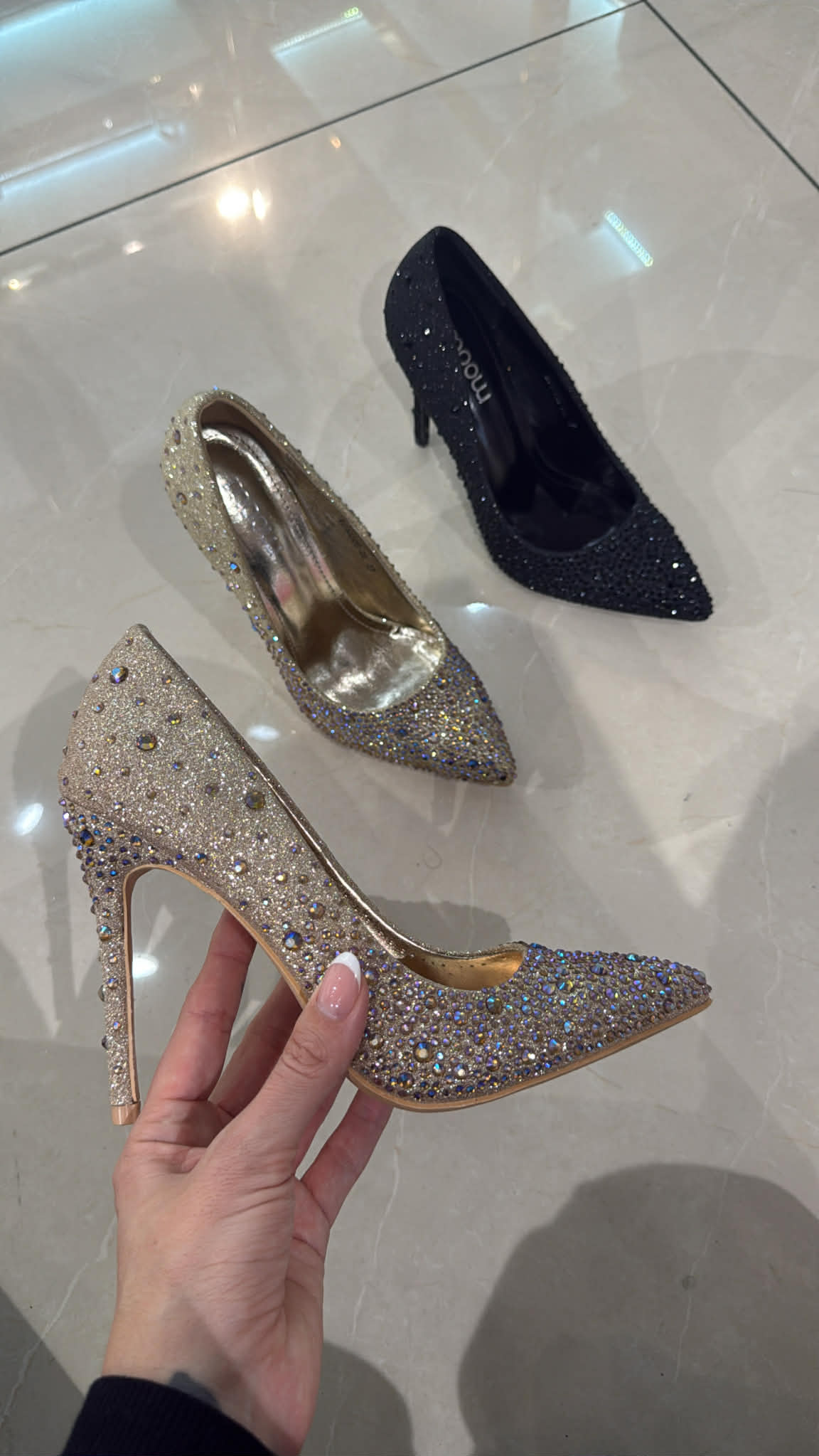 Kansas Stone stilet champagne