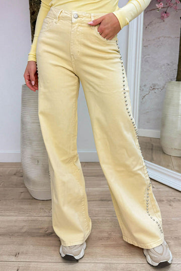 Palads  denim jeans yellow  -RD9118-9