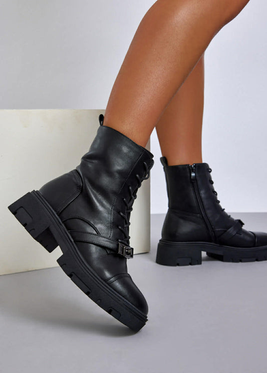 Minaja Boots Black 12345 LH152