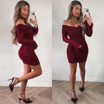 Lucki  dress red