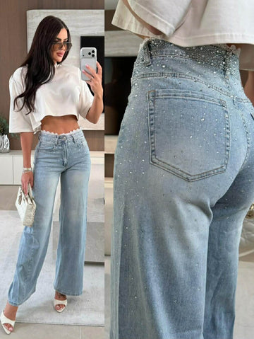 Diadema simili jeans - A780-A