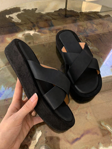 Sigga slippers black  556 12345