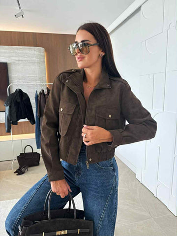 Kzell jacket kaki- 8808