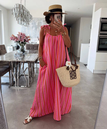 Maridin dress pink mix 8629
