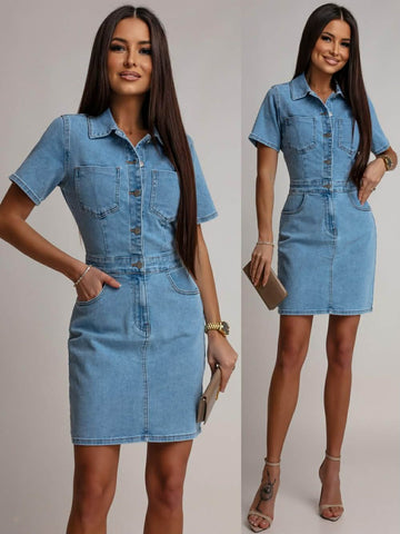 Canja denim dress - RD2339-1