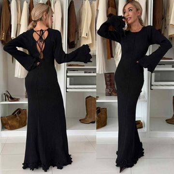 Ottia dress black - U20508