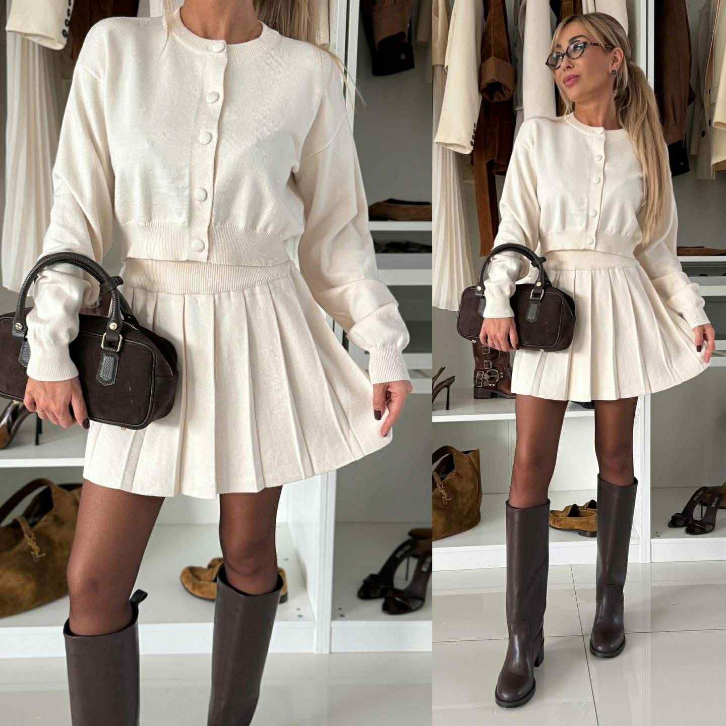 Durra skirt cream - CAX5056B
