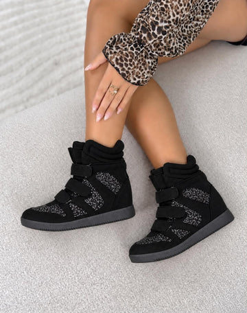 Jill simili sneakers Black - HB-330